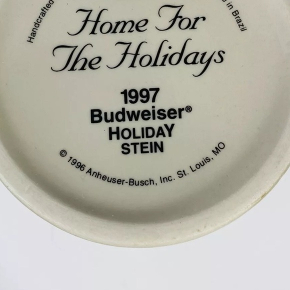 1997 Budweiser Holiday stein - Picture 5 of 15